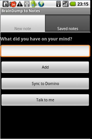 BrainDump to Notes Android Productivity