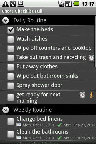 Chore Checklist – Lite Android Productivity