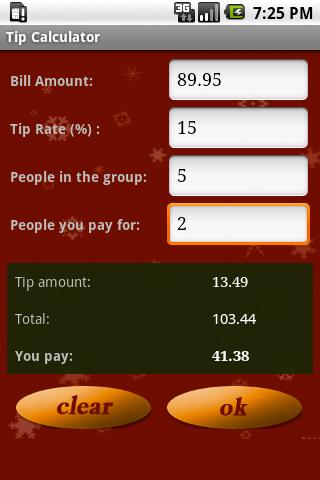 Free Tip Calculator Android Productivity