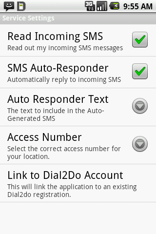 Dial2Do Hands-free Assistant Android Productivity