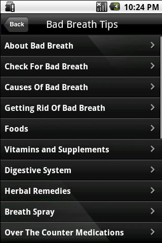 Bad Breath Tips Android Health