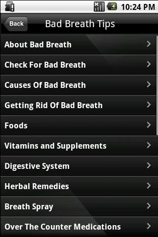 Bad Breath Tips Android Health