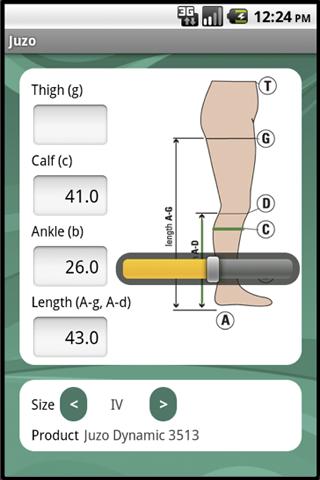 Juzo Sizing App Android Health