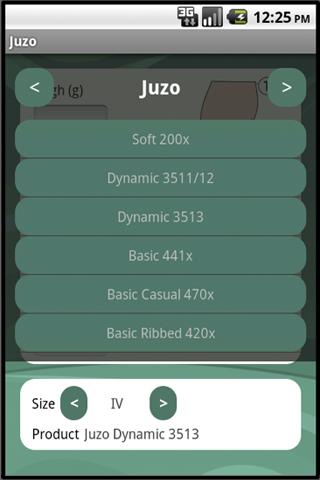 Juzo Sizing App Android Health