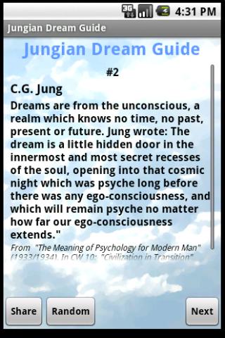 Jungian Dream Guide Pro Android Lifestyle