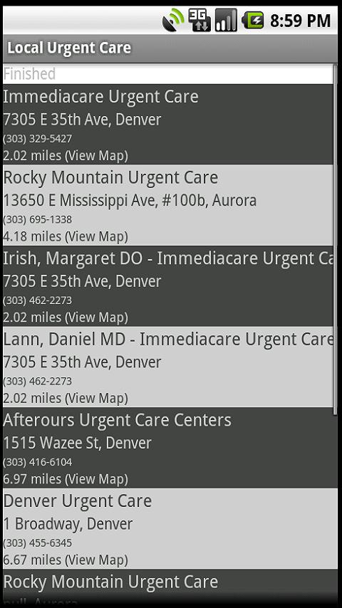 Local Urgent Care Android Health