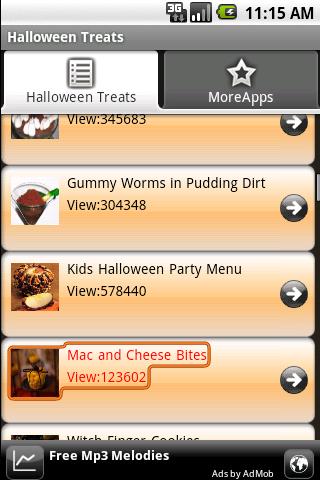 Halloween Treats Android Health