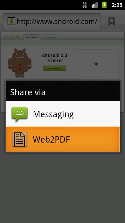 Web2PDF Android Productivity