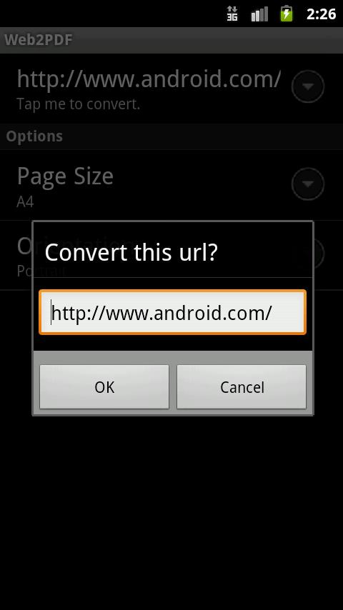 Web2PDF Android Productivity