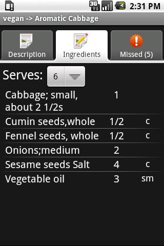 Vegetarian CookBook Android Health
