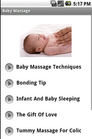 Baby Massage Android Health