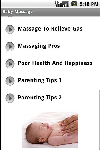 Baby Massage Android Health