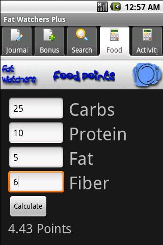 Fat Watchers Plus Android Health