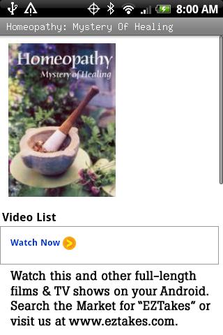 Homeopathy: Mystery Of Healing Android Health