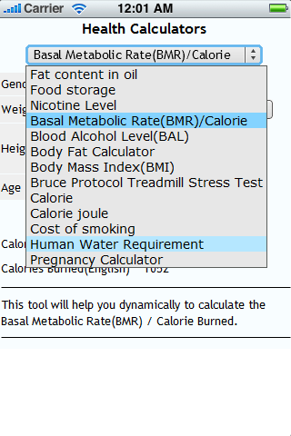 Health Calculators