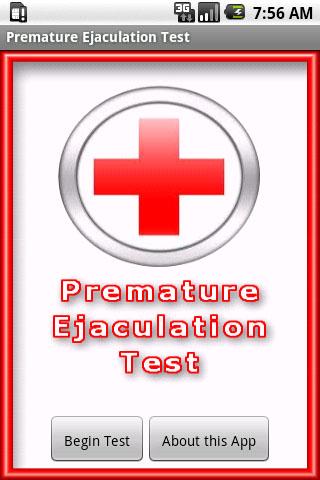 Premature ejaculation Test Android Health