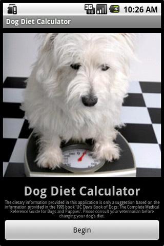 Dog Diet Calculator