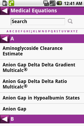 MedCalc 3000 Kidney Android Health