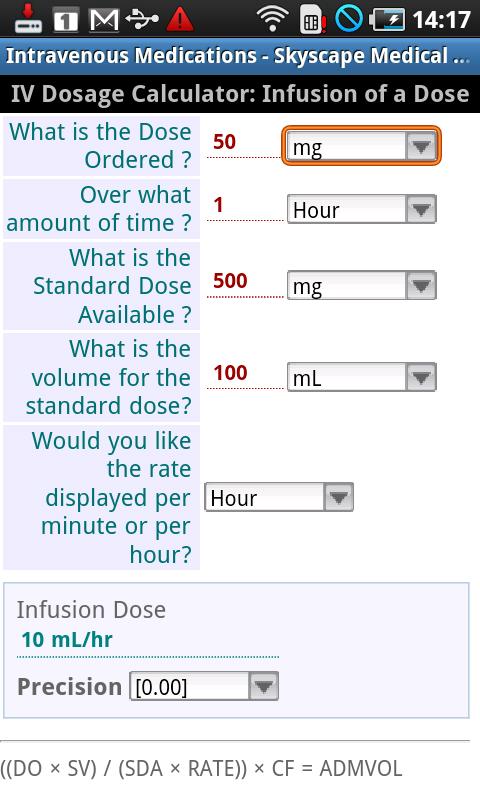 Intravenous Medications Android Health