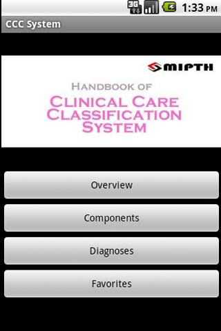 CCC system Android Health