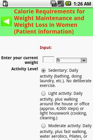 MedCalc 3000 Nutrition Android Health