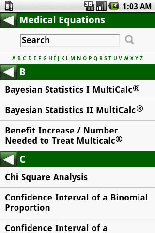MedCalc 3000 EBM Stats Android Health