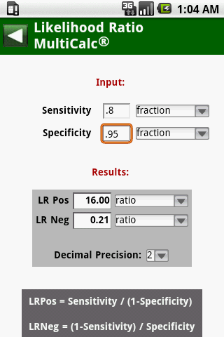 MedCalc 3000 EBM Stats Android Health