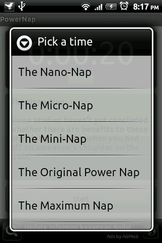 Power Nap Alarm Android Health