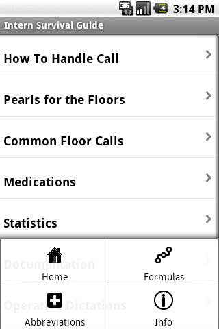 Surgery Intern Survival Guide Android Health