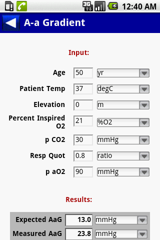 MedCalc 3000 Pulmonary Android Health