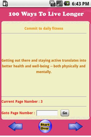 100 Ways To Live Longer Android Health