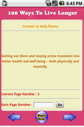 100 Ways To Live Longer Android Health