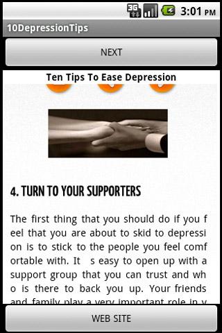 Ten Tips to Ease Depression