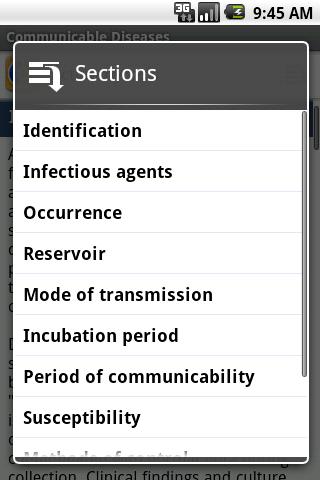 Communicable Diseases (CCDM) Android Medical