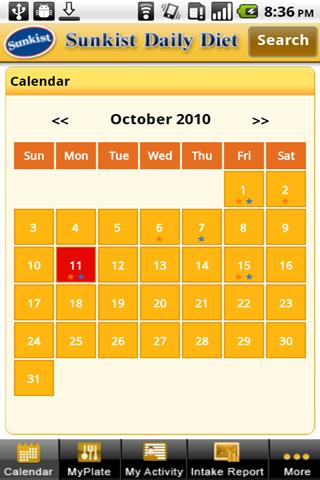 Sunkist Daily Diet Android Health