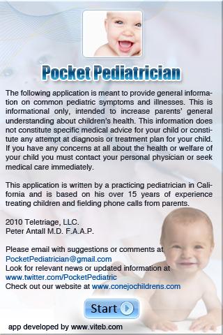 Pocket Pediatrician Android Health