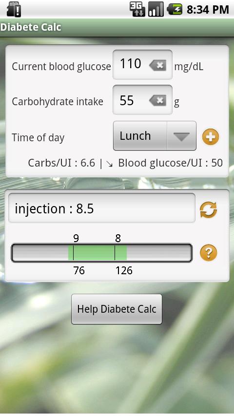 Diabete Calc Android Health