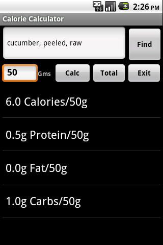 Calorie Calculator Android Health