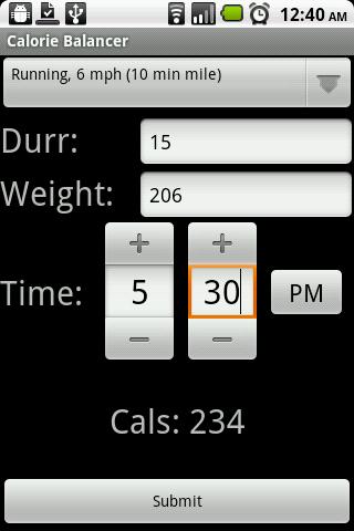 Calorie Balancer (Donate) Android Health