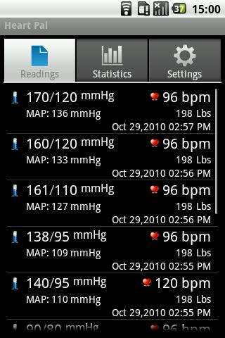 HPal – Blood Pressure Tracker Android Health