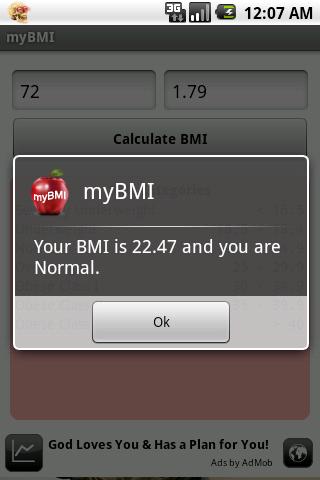 myBMI Android Health & Fitness