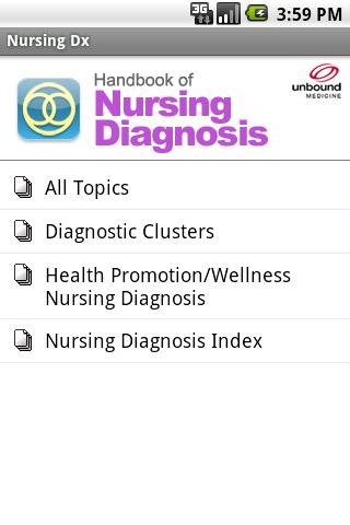 Handbook of Nursing Diagnosis Android Medical