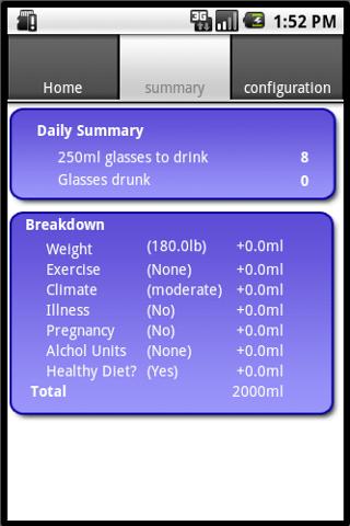 Hydromaster Android Health