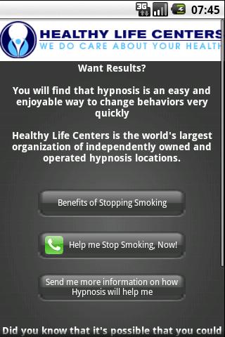 Stop Smoking Hypnosis Centers Android Health