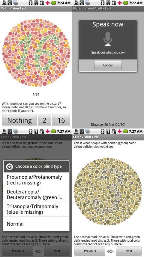 Advanced Eye Charts Android Health