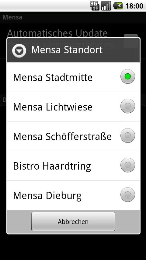 Mensa – TU/HS Darmstadt Android Health & Fitness