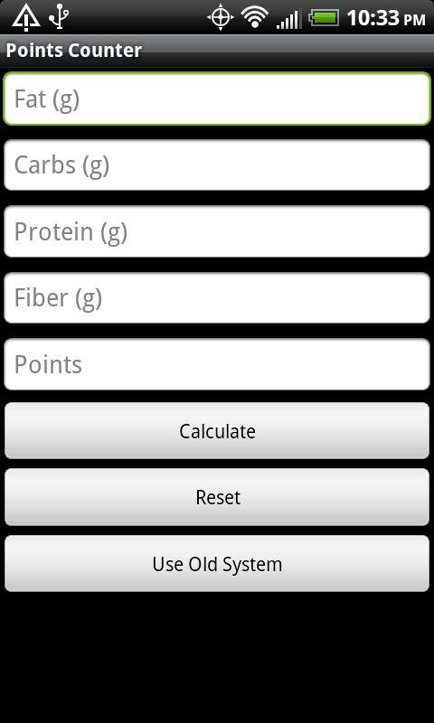 Points Counter Android Health & Fitness