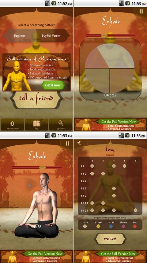 Pranayama Lite Yoga Meditation Android Health