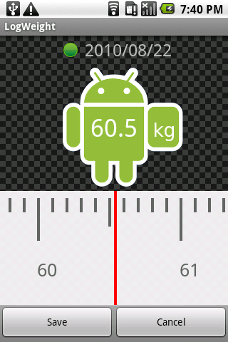 Log Weight Android Health & Fitness