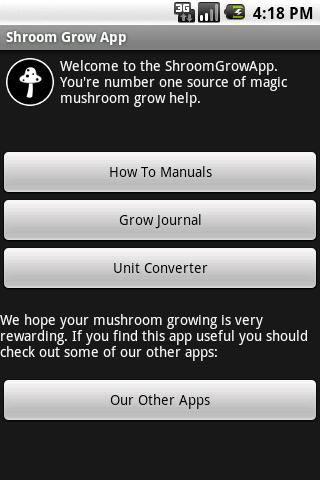 Shroom Grow App
